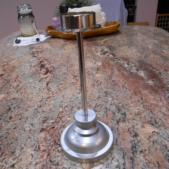 Vintage Purple beaded tea light holder/lamp. - Picture 3 of 13